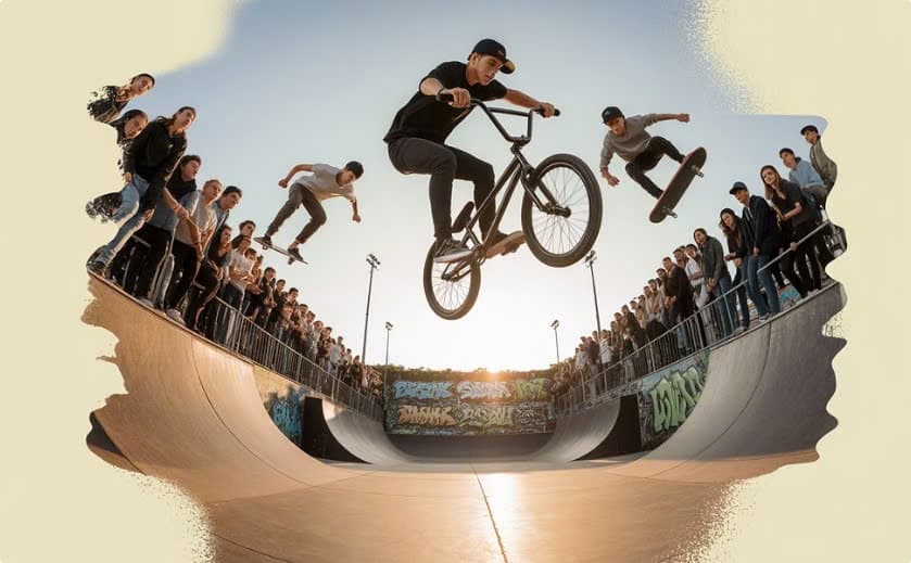 BMX, SKATEBOARD